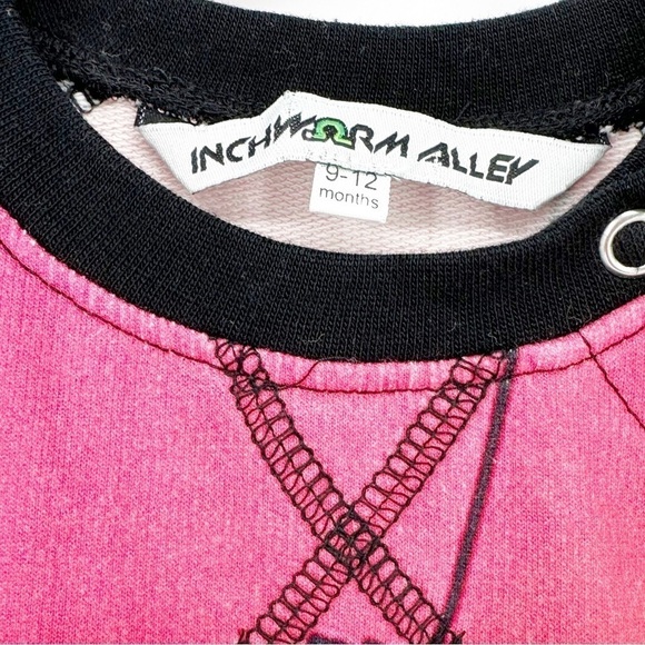 Inchworm Alley One Piece 100% Cotton Knit 9-12M Ski Lift - Picture 3 of 6